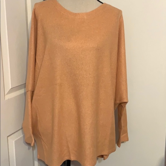 Cherish Sherbert Brushed Oversize Ribbed Knit Top - Picture 3 of 8